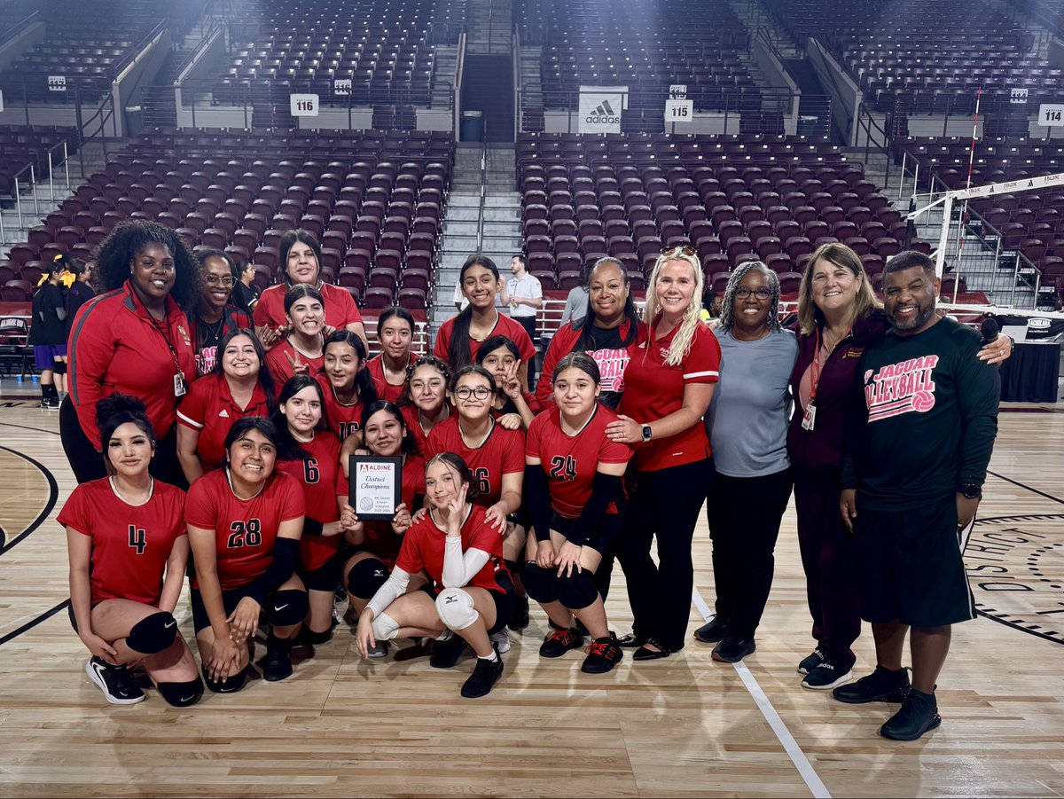 Congratulations  Mead Middle School for winning the 8B Middle School Volleyball Championship tonight! <a href="/drgoffney/">Dr. LaTonya M. Goffney</a> <a href="/DeanColbert5/">AISD Athletics</a> <a href="/AthleticsAisd/">AISDAthletics</a> <a href="/AldineISD/">Aldine ISD</a> <a href="/DiakaMelendez/">Diaka R. Melendez</a>