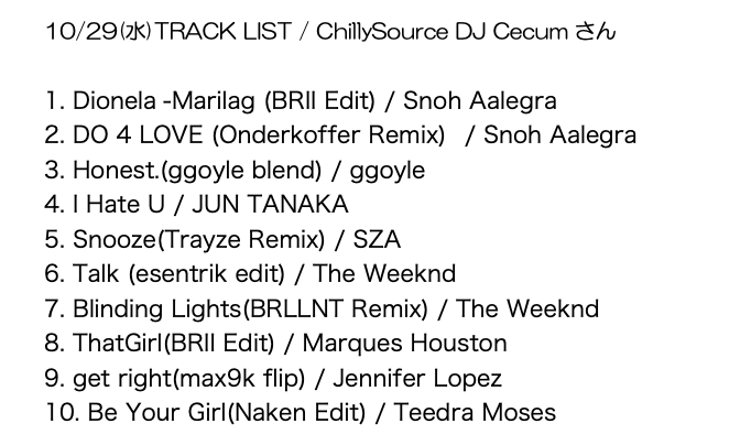 stepone813's tweet image. 【MUSIC BOOSTER】
#ChillySource #DJCecum さんのMIX🎧
メロウでグルーヴィーなR&amp;amp;B Remix曲でMixをお届け！

#radiko→ radiko.jp/share/?sid=FMJ…

#jwave #stepone813