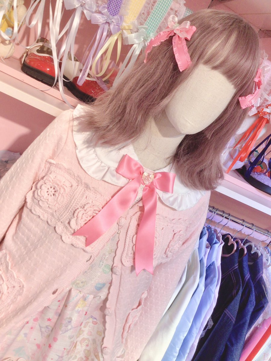 美品Nile Perchバービー プリント トレーナー ピンク NILE PERCH