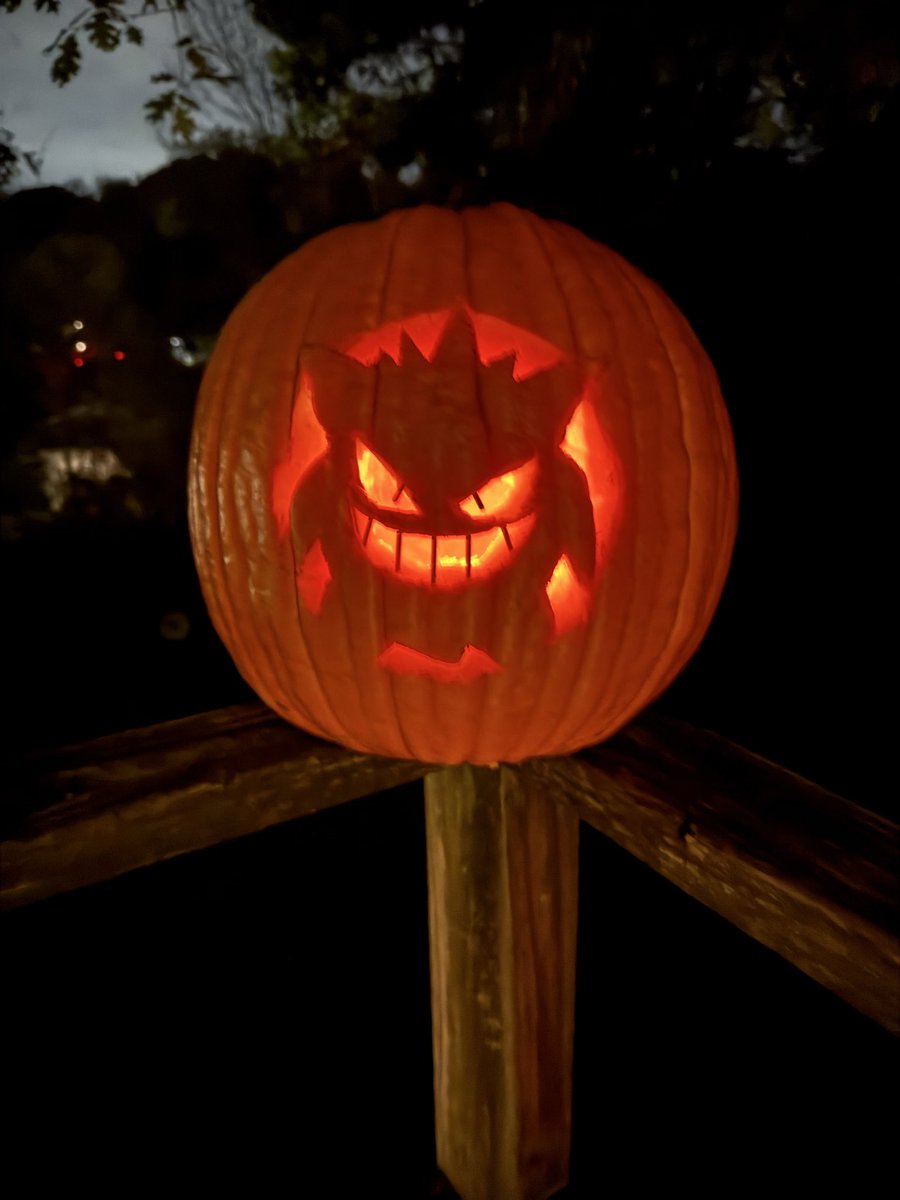 This year’s pumpkin 😈