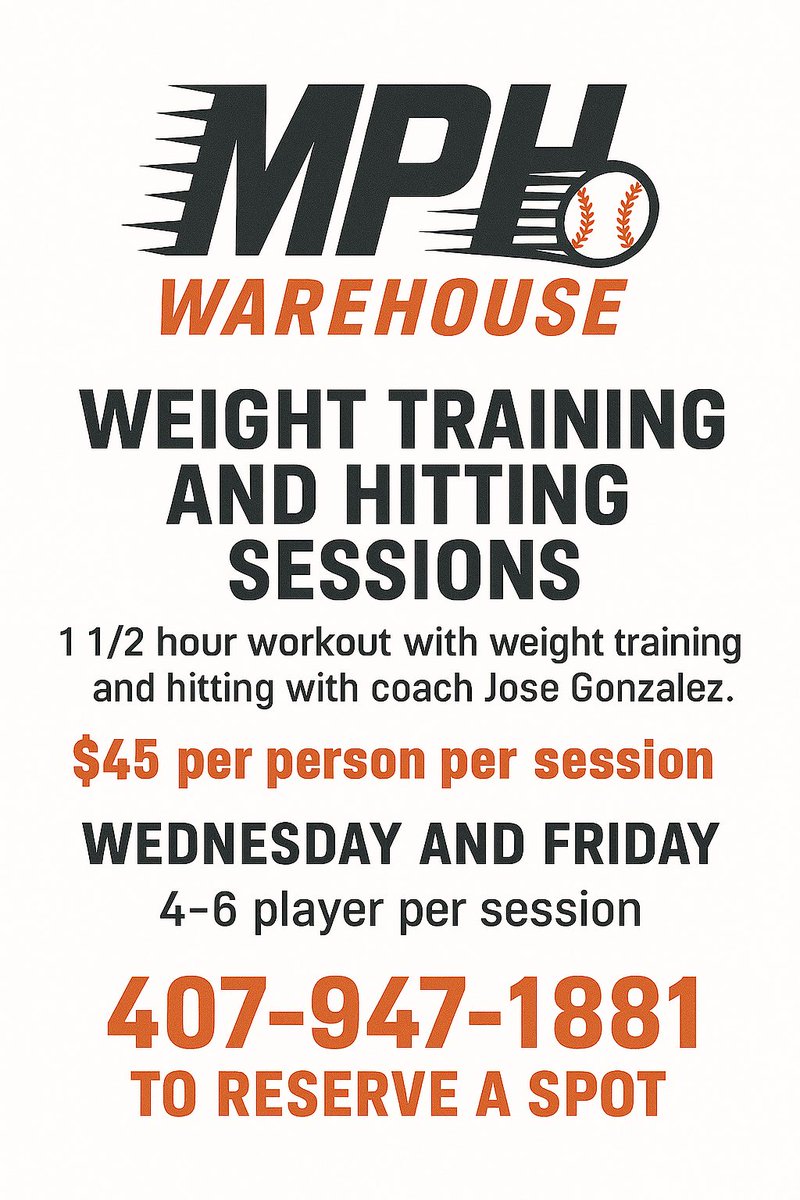 Mph_Warehouse's tweet photo. Spots are limited! https://t.co/DjQAWXDSEl