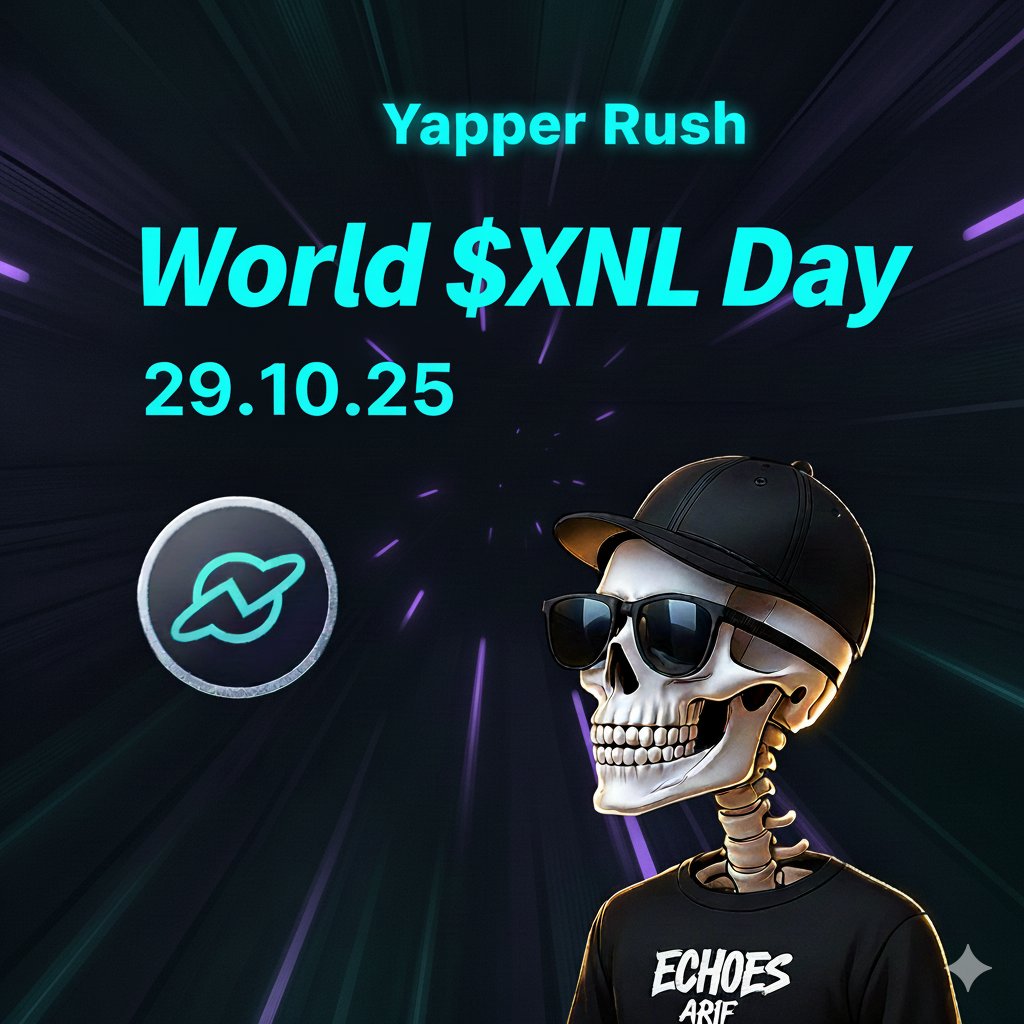 Web3_Jarin's tweet photo. Yapper Rush: The Future is Calling! 🔥
Ready to accelerate, Our iconic mascot is back, and we're gearing up for something HUGE @Novastro_xyz
🗓️ 29.10.25 - World $XNL Day 🌍
Get ready for the Yapper Rush. You won't want to miss this.
#YapperRush #WorldXNLDay #XNL #Future https://t.co/UkgagVb5Vh