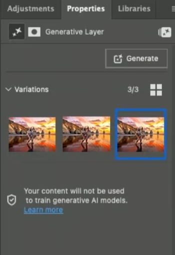 Art directing is now just choosing which of the three little thumbnails pop up in this VARIATIONS panel in Photoshop.