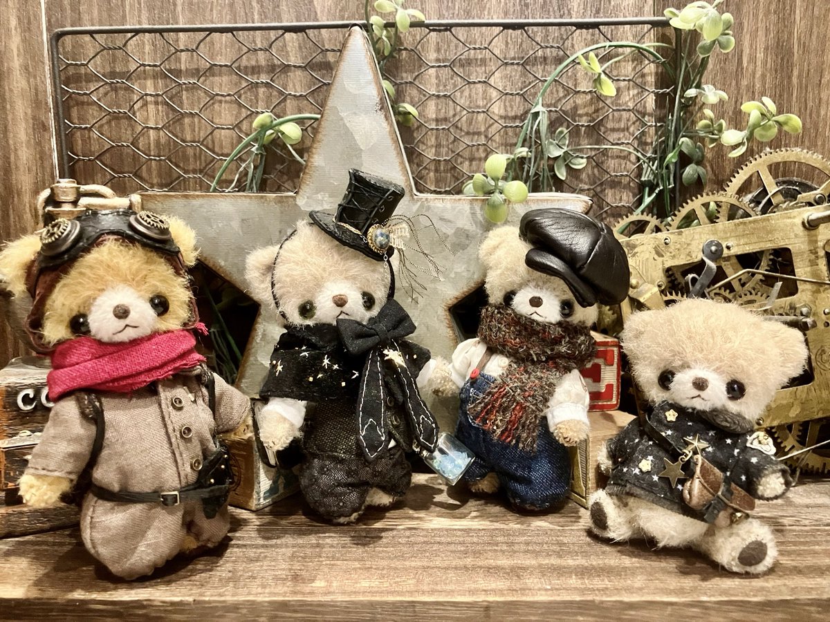 ★とたろとなりました★ テディベア　作家 ☆とたろとなりました☆ テディベア 作家 ☆とたろ様専用となりまし