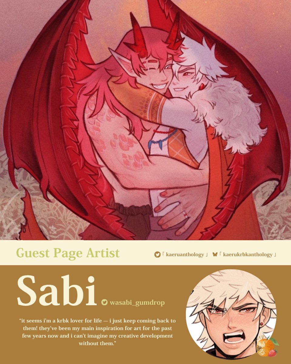 🍓 GUEST SPOTLIGHT: sabi 🍓

variety is the spice of life and no one knows this better than our brilliant, master of all, guest artist <a href="/wasabi_gumdrop/">w a s a b i</a> 💥✨ 

a glitter bomb of an artist, sabi paints neon glory skies and cozy krbk love stories where home is just a breath away 🥹☁️
