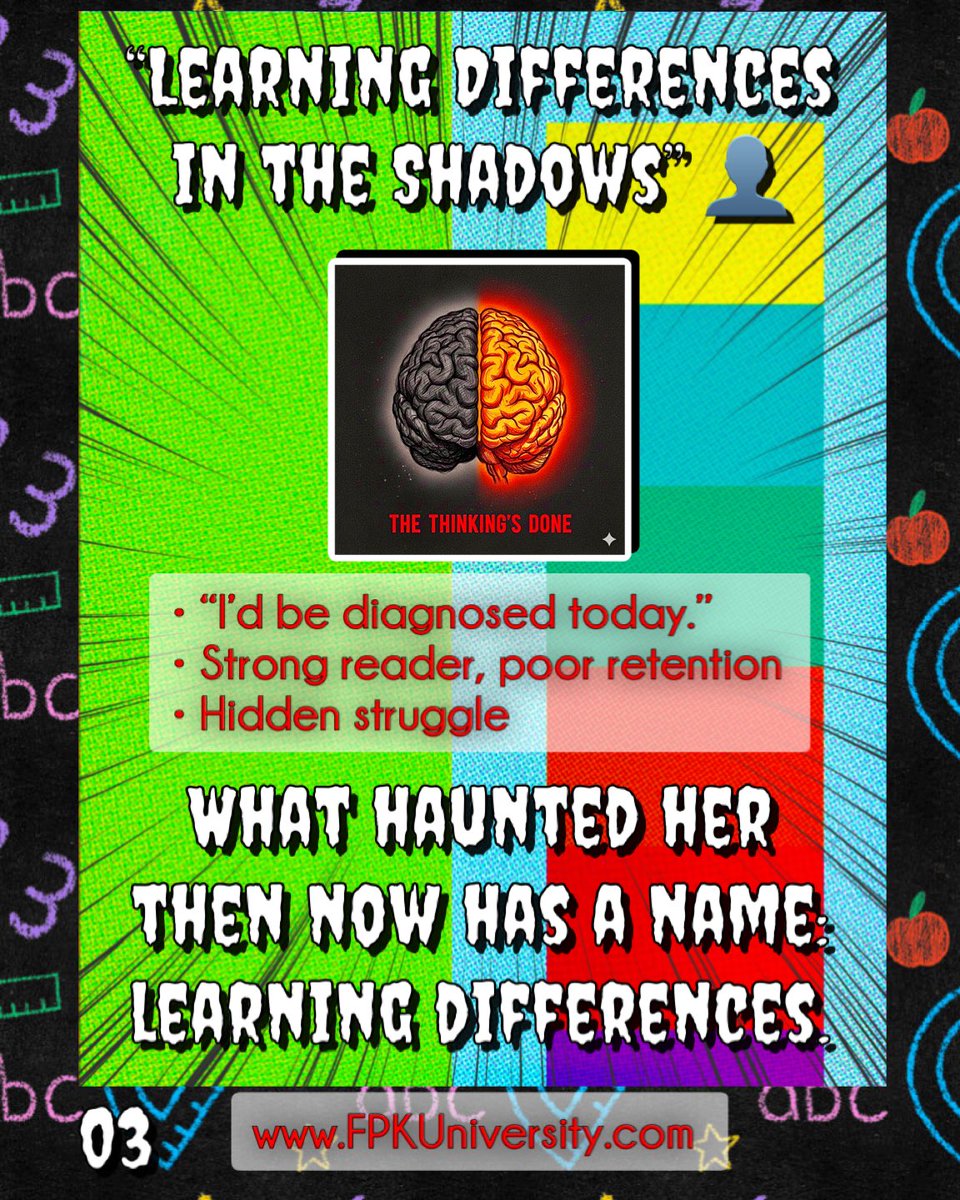 FPKUniversity's tweet image. 🧠 “Great reader, poor retention.” What we call struggle might be difference. 

#LearningDifferences