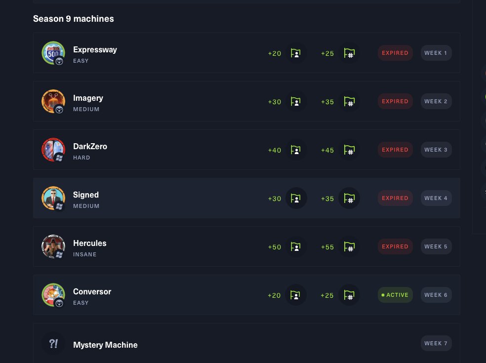 reise004's tweet image. #Conversor has been #Pwned! | Season 9 | #HackTheBox #htb #CyberSecurity #InfoSec #PenTesting