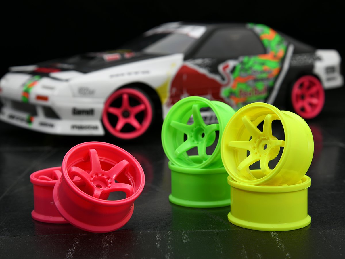 ドリラジ RCカーシャーシ 蛍光グリーンホイール スポーツカー ドリラジ RCカーシャーシ 蛍光グリーンホイール スポーツカー ドリラジ