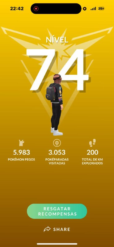 xilonha's tweet photo. é isso cheguemos!
realmente eu sou muito ruim jogador, muita gente fez os km em 1/2 dias, e pegando apenas 1000 pokemons ou até menos =( https://t.co/xZ3eXU0Lkj