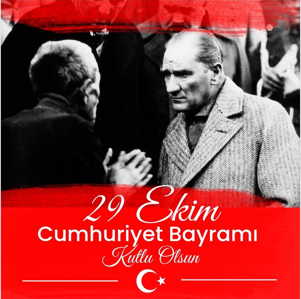 avsader's tweet photo. Vatanına egemen milletin hergünü
her demokratik şeçim
kazanılmış her bireysel hak
eğitim alan her kız çocuğu
ve kimsesizlerin kimsesidir
CUMHURİYET

Cumhuriyetimizin milyonlarca kezi kutlu olsun.

Kurucumuz Gazi Mustafa Kemal Atatürk ile silah arkadaşlarına
saygı ve minnetle. https://t.co/sOO7m2EwSc
