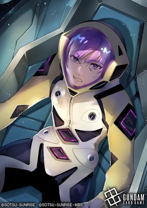 【お仕事絵】10月25日発売の「ガンダムカードゲーム」ブースターパック「Dual Impact [GD02]」にて、「主席卒業生」(エグザベ・オリベ)のイラストを描かせていただきました !よろしくお願いします! #ガンダムカード #GCG