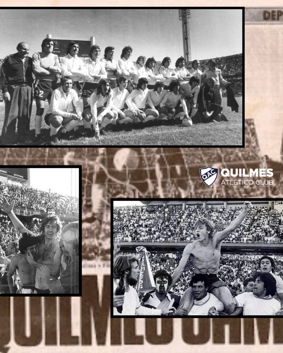 QUILMES CAMPEÓN METROPOLITANO 1978 🏆⭐

De la mano de José "Piojo" Yudica, el conjunto Cervecero se impuso 3-2 frente a Rosario Central y dió la vuelta olímpica en el Estadio Gigante de Arroyito, escribiendo así la gloriosa página de nuestra historia.

#CampeónMetropolitano