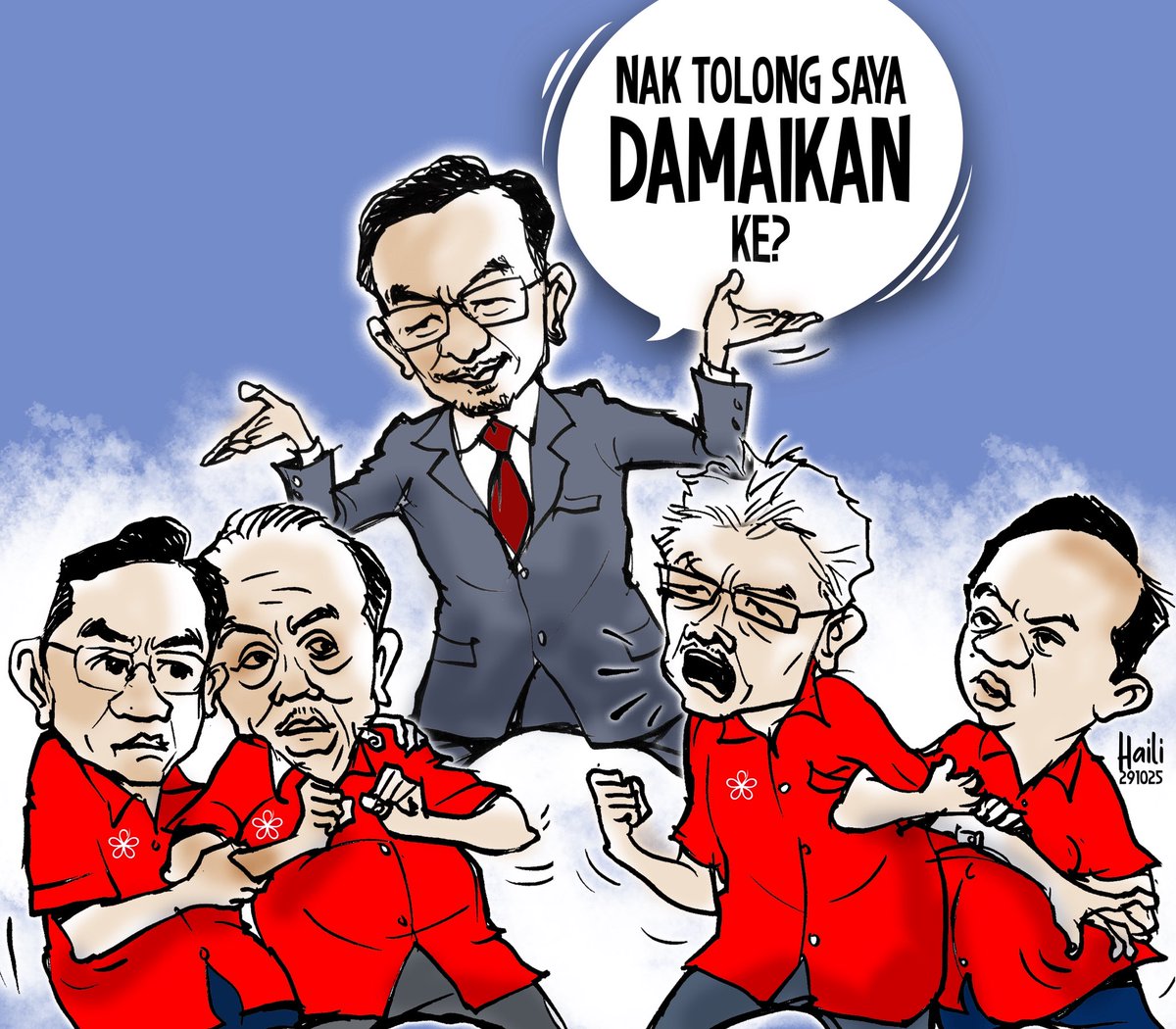 Thailand &amp; Cambodia pun boleh berdamai inikan pulak Cicak Mengkarung