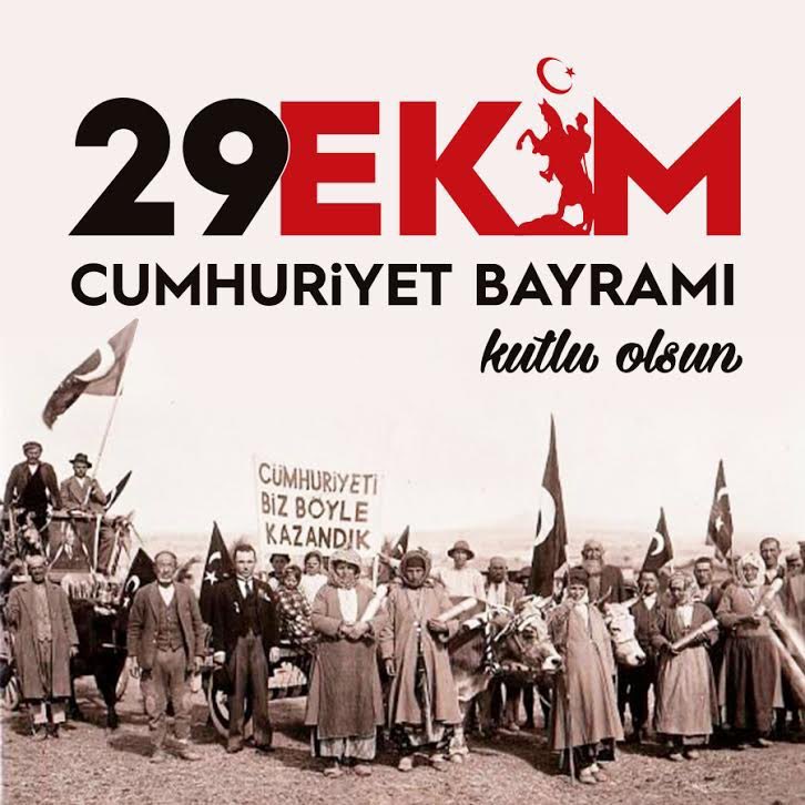Cumhuriyet Bayramımız Kutlu Olsun.