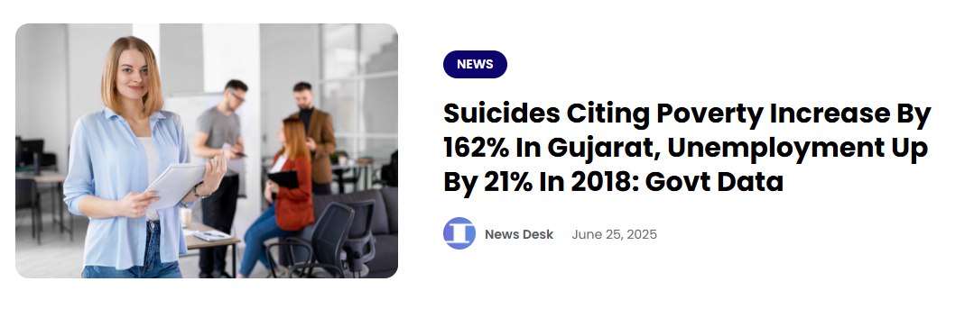 John (@tweets_of_john) on Twitter photo So, is that why your ‘Narendra Modi Schemes’ ended up increasing poverty in Gujarat, a state your party has ruled for 27 years, including 13 years under CM Narendra Modi himself ❓ So, is that why your ‘Narendra Modi Schemes’ ended up increasing poverty in Gujarat, a state your party has ruled for 27 years, including 13 years under CM Narendra Modi himself ❓
