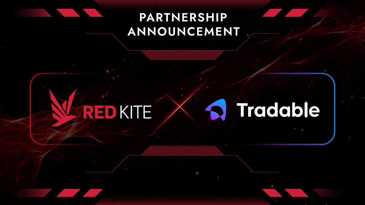 redkitepad's tweet image. Red Kite 🤝 Tradable: The Handshake Opens New Era of AI-Driven Traders

Red Kite and @TradableApp met with the same vision: To make trading fair, transparent, and driven by real opportunities for every retail trader

🌟Partnership goals
🔸Red Kite’s bringing the marketing heat to…
