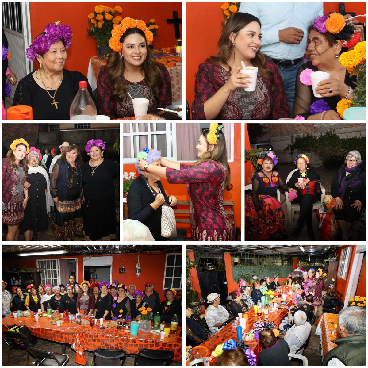 Disfrutar esta tradición juntos es mucho más que compartir la mesa: es acompañarnos, escuchar sus historias y celebrar la vida a su lado.🌼🕯️💀