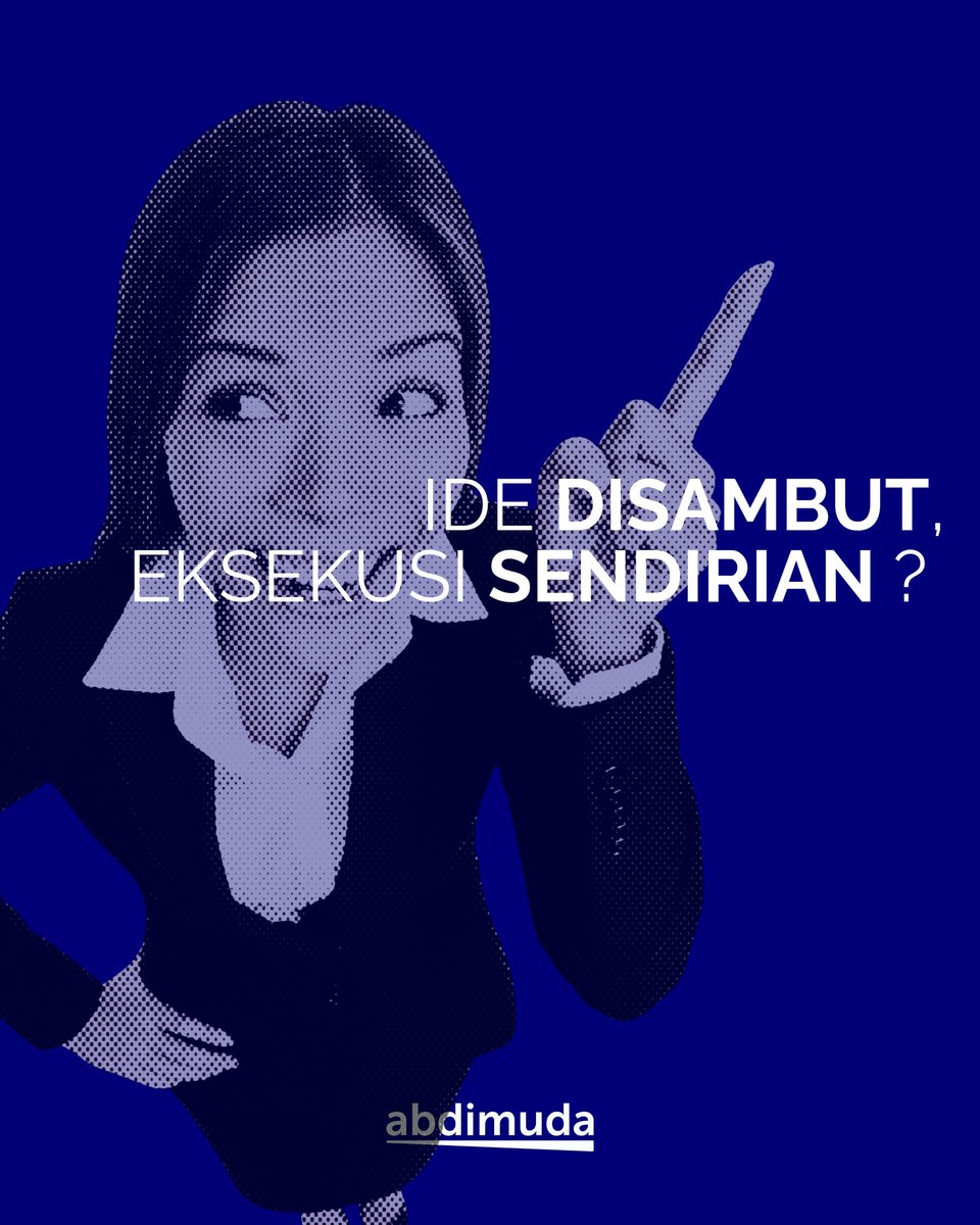 abdimuda_id's tweet image. Ada yang pernah ngalamin: Ide disukai atasan, tapi eksekusi jadi beban kerjamu sendiri? 🙋‍♂️

Bagaimana cara kita push back dan mengubah ide jadi proyek tim yang didukung? Komen dong!

#abdimuda #asn #pns #asnlyfe