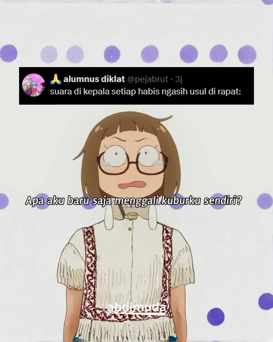 abdimuda_id's tweet image. Ada yang pernah ngalamin: Ide disukai atasan, tapi eksekusi jadi beban kerjamu sendiri? 🙋‍♂️

Bagaimana cara kita push back dan mengubah ide jadi proyek tim yang didukung? Komen dong!

#abdimuda #asn #pns #asnlyfe