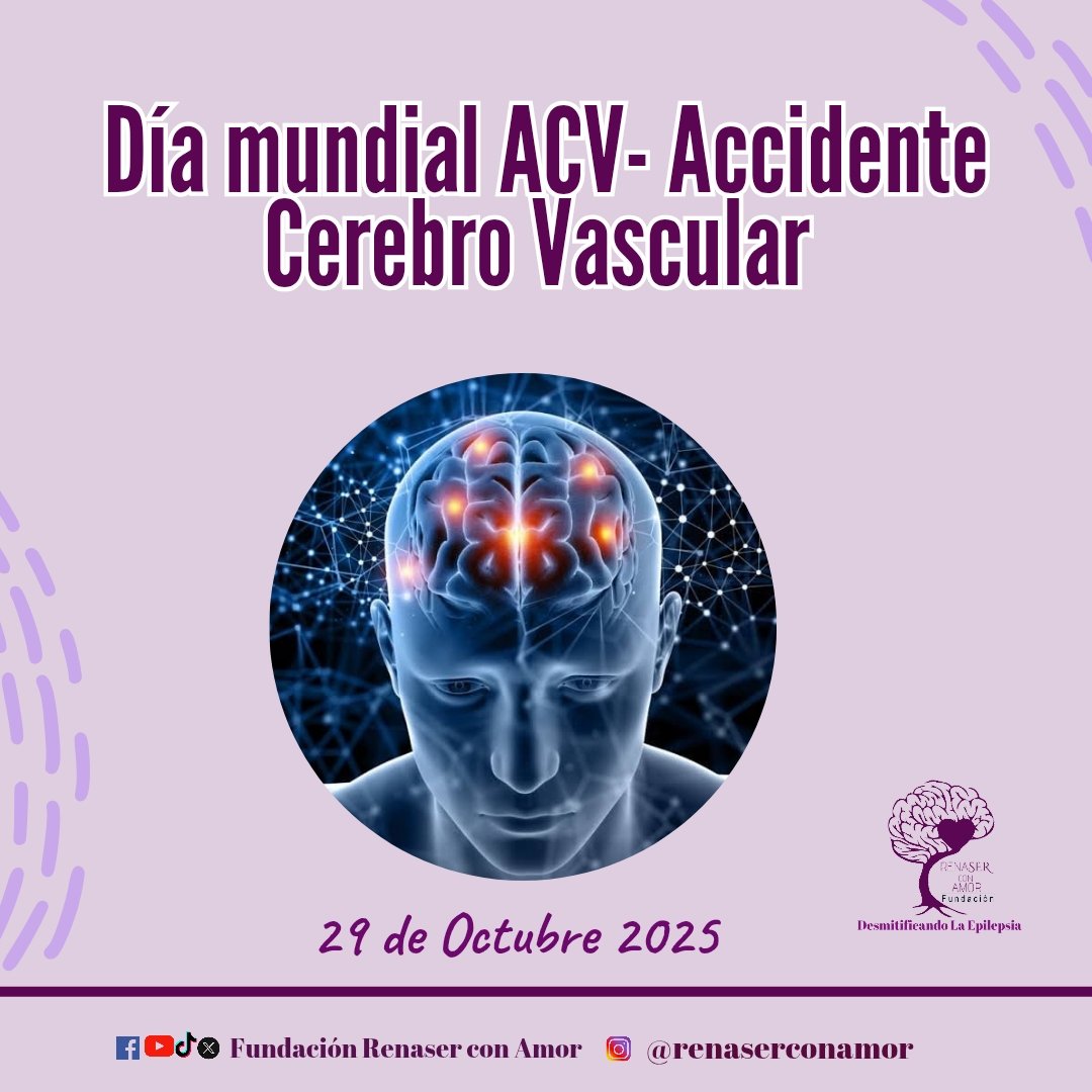 Renaserconamor's tweet photo. Hoy conmemoramos el Día Mundial del ACV Accidente cerebro vascular 29 de octubre
Los cuidados son indispensables  en esta enfermedad  y el acompañamiento también y por eso
Te contamos más...                                   Mira nuestra nueva publicación https://t.co/WZlYw50RiB https://t.co/pDMA8FSshi