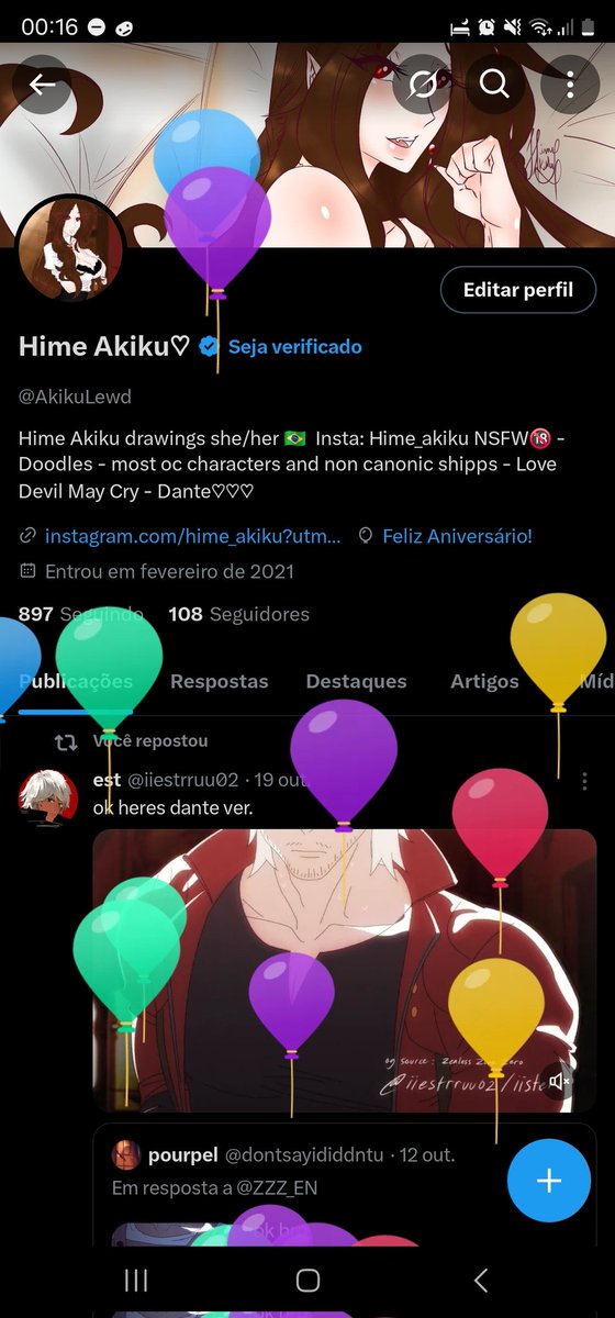 AkikuLewd's tweet photo. Well, happy birthday to me!
Here's a DantexFlora doodle♡

#Dante #DMC #canonXoc https://t.co/9IxT26JFBa