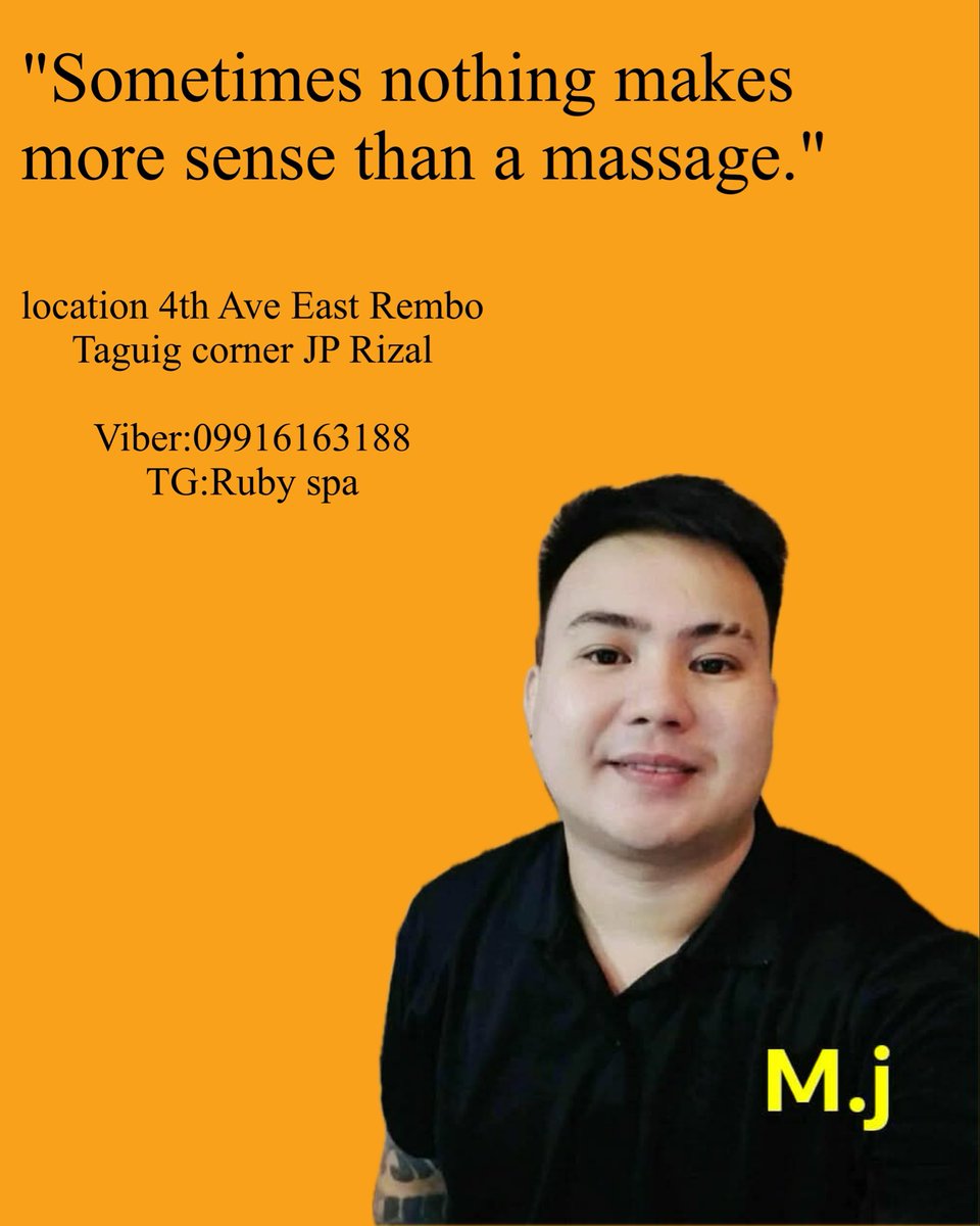 BeyondTouch05's tweet photo. available therapist..come and visit our spa..RUBY WELLNESS SPA Taguig.. https://t.co/xsgZpHi9Bn