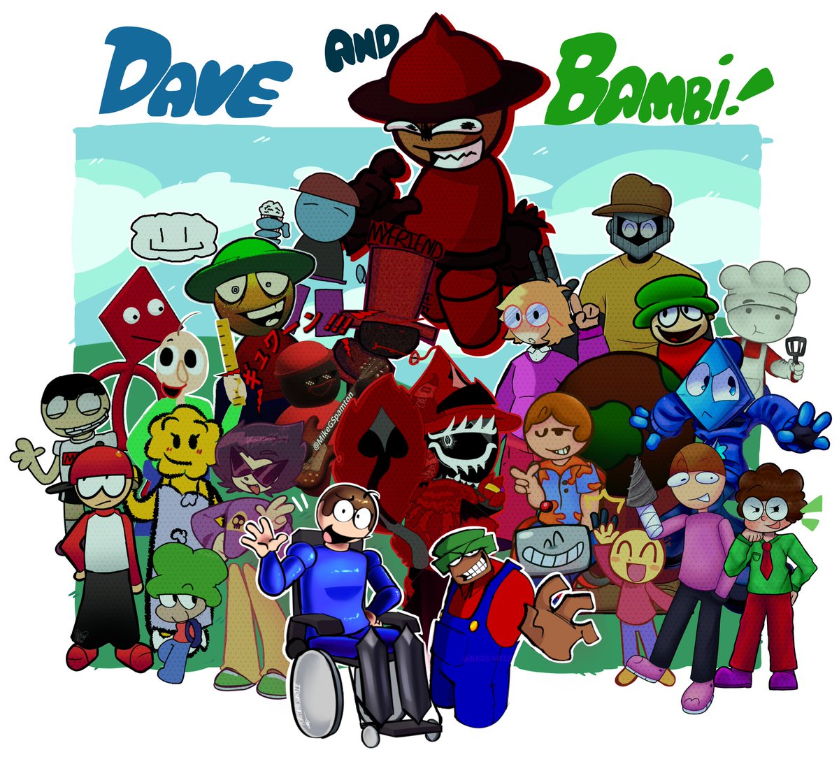 k0hmisaM's tweet image. 🧮 DAVE AND BAMBI - 2025 REMAKE COLLAB 🌽  !! 
The collab is fully done! The results are really charming  🎉 thanks to all artist for participating in this! 
꒰ #daveandbambi #dnb #dnbfnf  ꒱