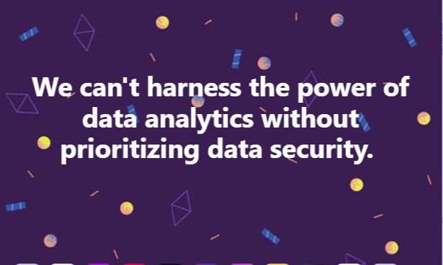Sheibawa's tweet image. By implementing robust security policies, we can unlock the full potential of data analytics and stay ahead of emerging cyber threats while driving business success for business continuity in case of any eventuality. #DataAnalyticsMatters #DataSecurityMatters