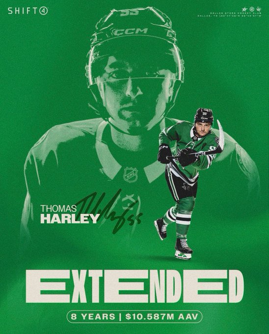 Thomas Harley’s contract has been extended 
8 years | $10.587M AAV
