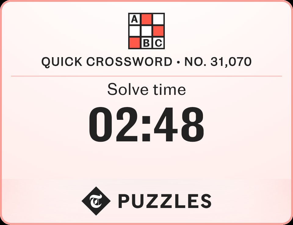 Two seconds off my best ever.