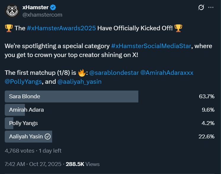 CuckPak's tweet photo. @aaliyah_yasin Voted for you because you are a great inspiration. https://t.co/fs8B0DkZml