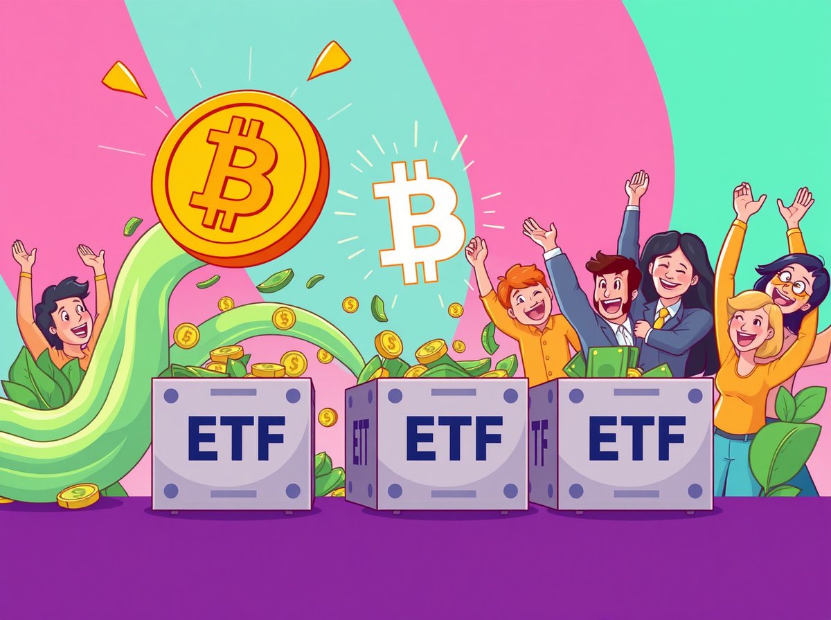 ItsBitcoinWorld's tweet image. The cryptocurrency market is buzzing with exciting news as Spot Bitcoin ETFs continue their impressive run. #BITCOIN #CryptoInflows #DigitalAssets #ETFs #MarketTrends
bitcoinworld.co.in/spot-bitcoin-e…