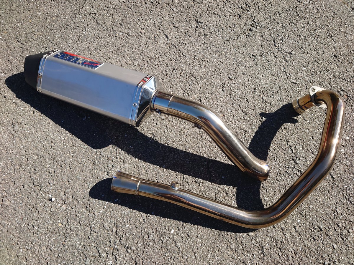 ancyuumosaku72's tweet image. スリップオンみたいだろ？フルエキなんだぜこれ…

まぁ溶接不良なのかいねー？パイプ溶けて無くてビート乗ってるだけみたいだし

#nInja250sl