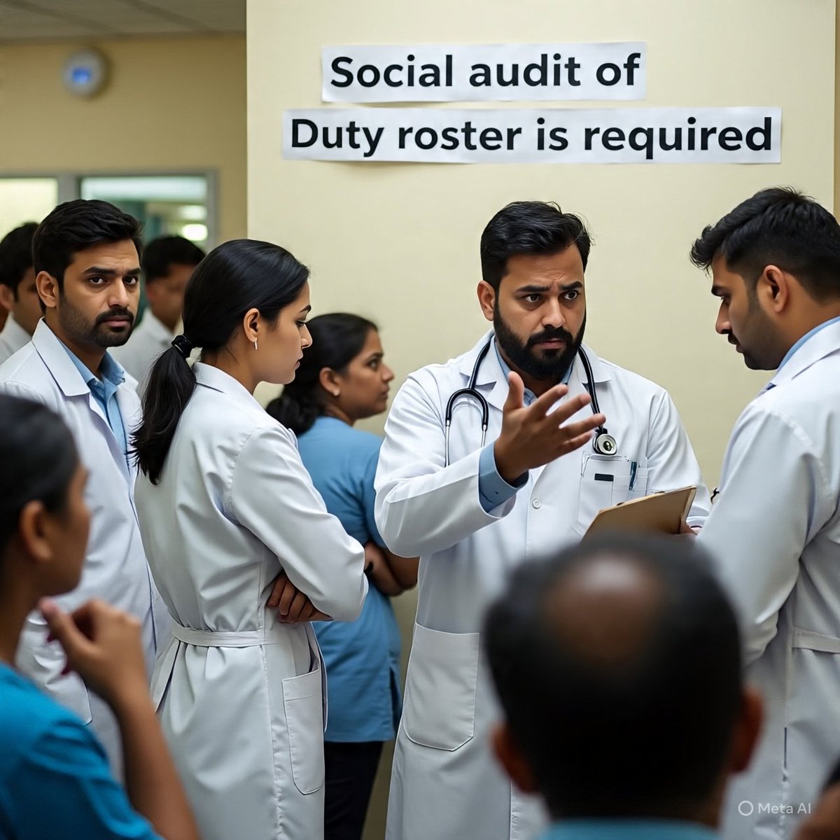 Generational gap ! 🩺 
BHU Neurosurgery Residents are demanding implementation of 1992 rules. But oldies are adamant to violate the law of the land. 

How is this possible in a country governed by the Constitution? A social audit of the duty roster is required. 

📍Apply BNS 146.
