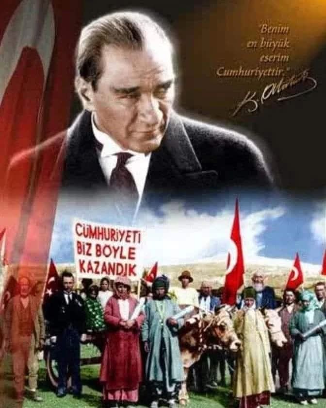 GÜNAYDIN ATATÜRKİYEM🇹🇷
DÜN DE ,BÜGÜN DE , YARIN DA . 
DAİMA CUMHURİYETİN IŞIĞINDA , SENİN GÖLGENDE , İZİNDE......
#Atamİzindeyiz
🇹🇷💙💛
YAŞA MUSTAFA KEMAL PAŞA YAŞA
#NeMutluTürkümDiyene
#29Ekim1923
#Atamİzindeyiz
#MustafaKemalAtatürk
#İlelebetCumhuriyet
#29Ekim
#TatilDeğilBayram