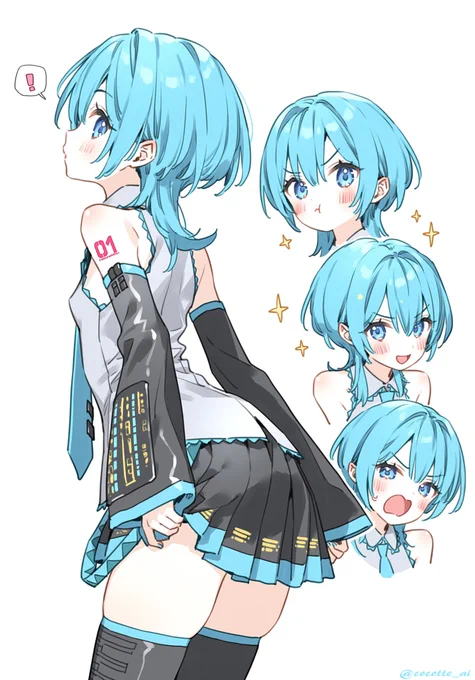 #初音ミク ウルフカットミクさん