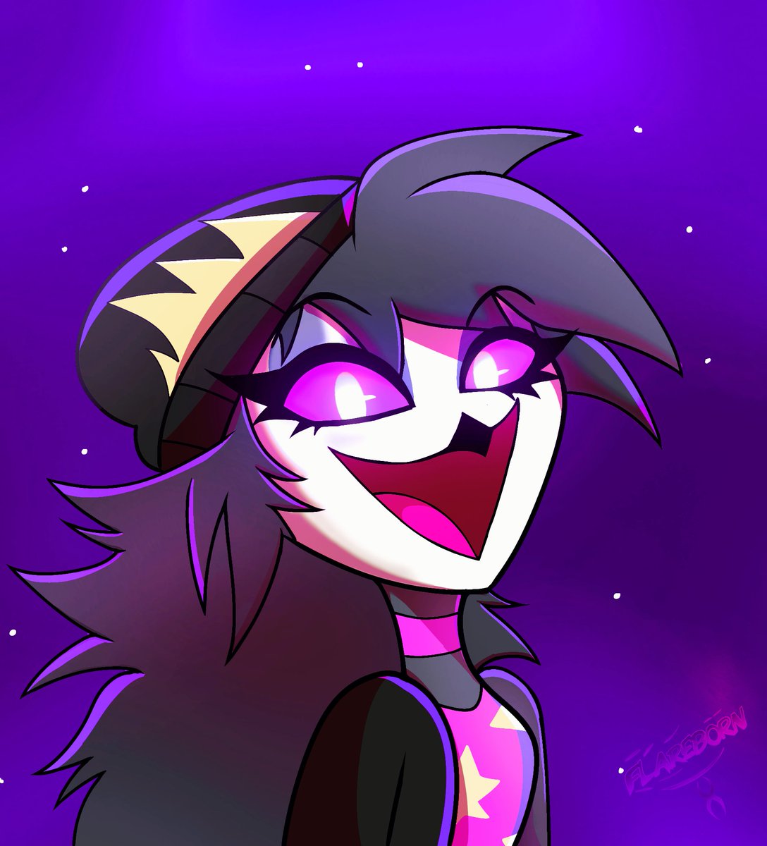 Octavia🔯🦉
(I think this is my best drawing of her) 
#Helluvaboss #HelluvabossFanart #Vivziepop #Octaviahelluvaboss #Fanart #DigitalArt