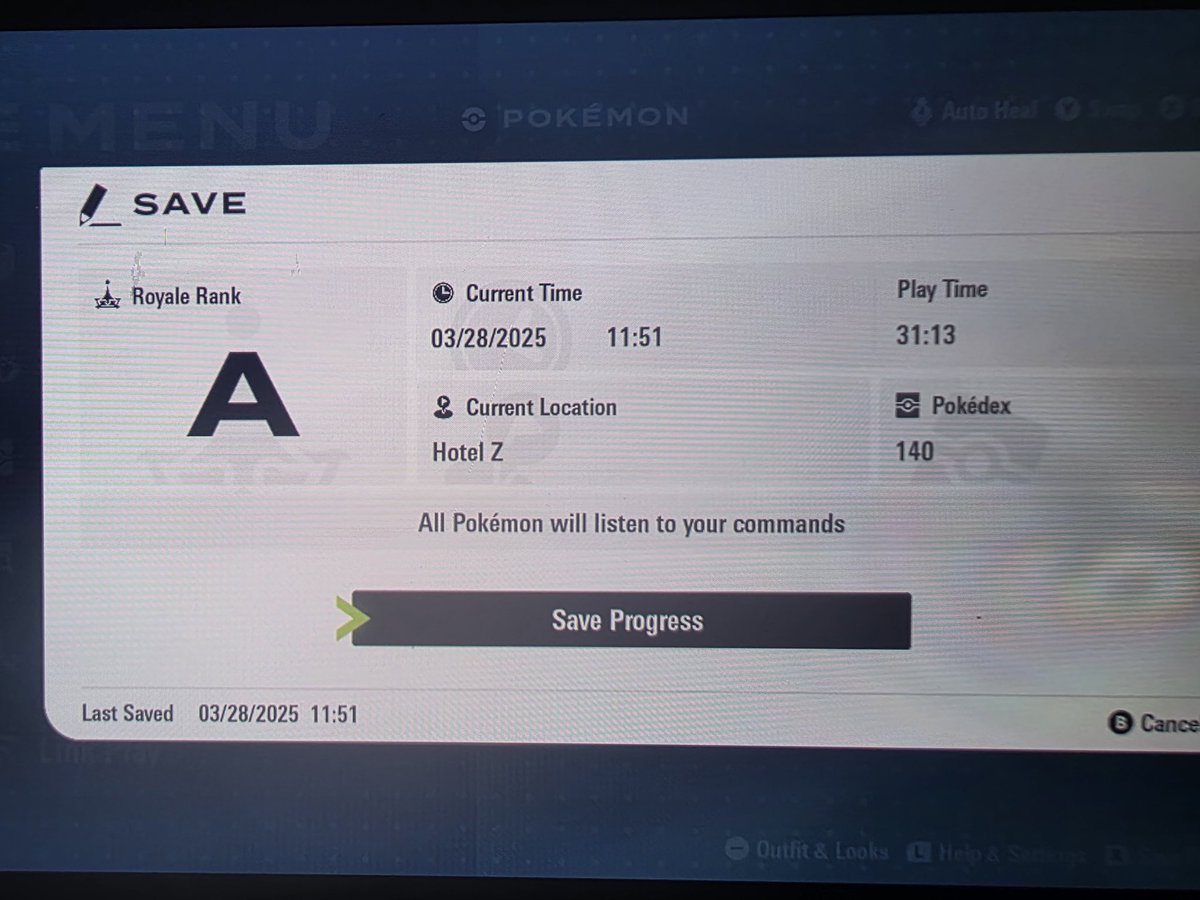 gerversarmiento's tweet photo. Pokemon Legends: Z-A (Switch) Done! https://t.co/jCMmD8Ptgq