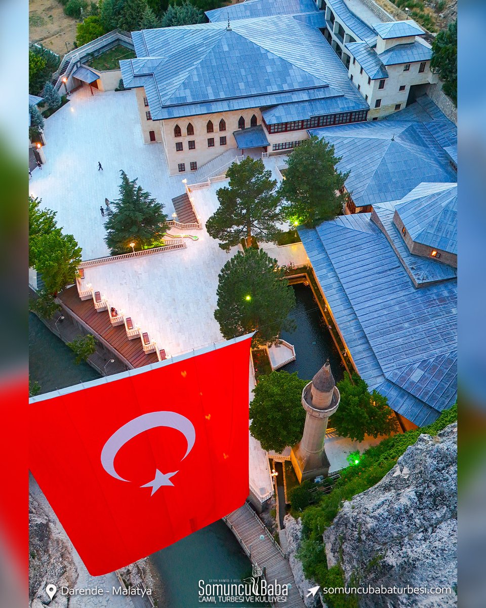 🚩Şeyh Hamid-i Veli Somuncu Baba
Türbesi ve Külliyesi
🚩Darende - Malatya

➡ somuncubabaturbesi.com
#SomuncuBaba #Darende #Malatya #bayrak