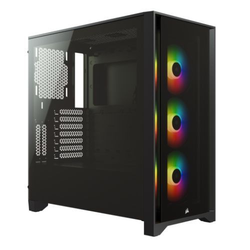 FutureTrekStore's tweet image. Corsair iCUE 4000X RGB Gaming Case with Tempered Glass Window, E-ATX, 3 x AirGuide RGB Fans, Lighting Node CORE included, USB-C, Black futuretrekstore.com/corsair-icue-4… #gamingcases #gaming #computercases