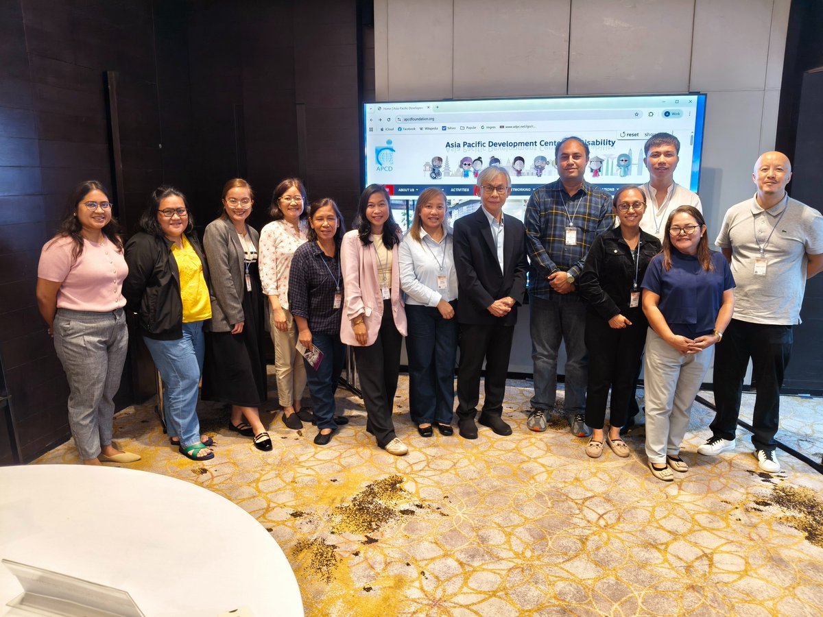 APCDAsiaPacific's tweet image. Oct 15, 2025:APCD shared expertise on Disability-Inclusive Disaster Risk Reduction at @ADPC training in Bangkok! 11 participants from 🇵🇭🇧🇩 engaged in meaningful discussions on DIDRR strategies across all disaster phases. Building resilience for ALL! 💪
#DIDRR #DisabilityInclusion