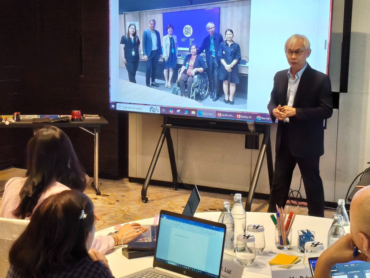 APCDAsiaPacific's tweet image. Oct 15, 2025:APCD shared expertise on Disability-Inclusive Disaster Risk Reduction at @ADPC training in Bangkok! 11 participants from 🇵🇭🇧🇩 engaged in meaningful discussions on DIDRR strategies across all disaster phases. Building resilience for ALL! 💪
#DIDRR #DisabilityInclusion