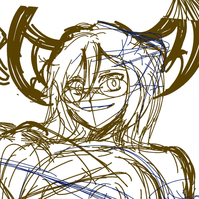 #一次創作 きょうは進捗報告です ハロウィン絵描いてみるか…と思い立ってるけど間に合うかわかりません