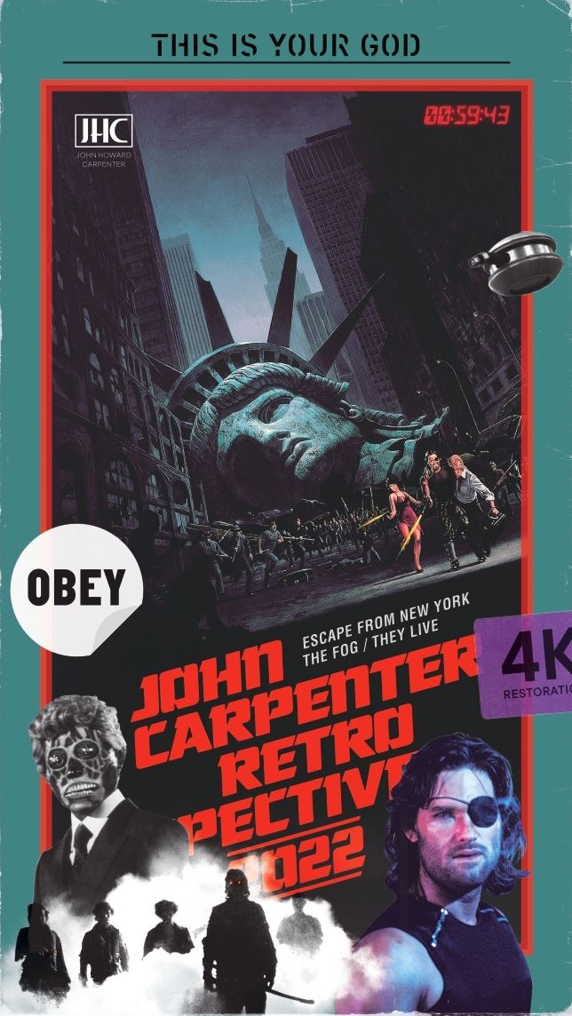 ジョン・カーペンター監督80年代作品『ニューヨーク1997』『ゼイリブ』『ザ・フォッグ』国内最終上映　グッズ再販売も - horror2.jp/76942