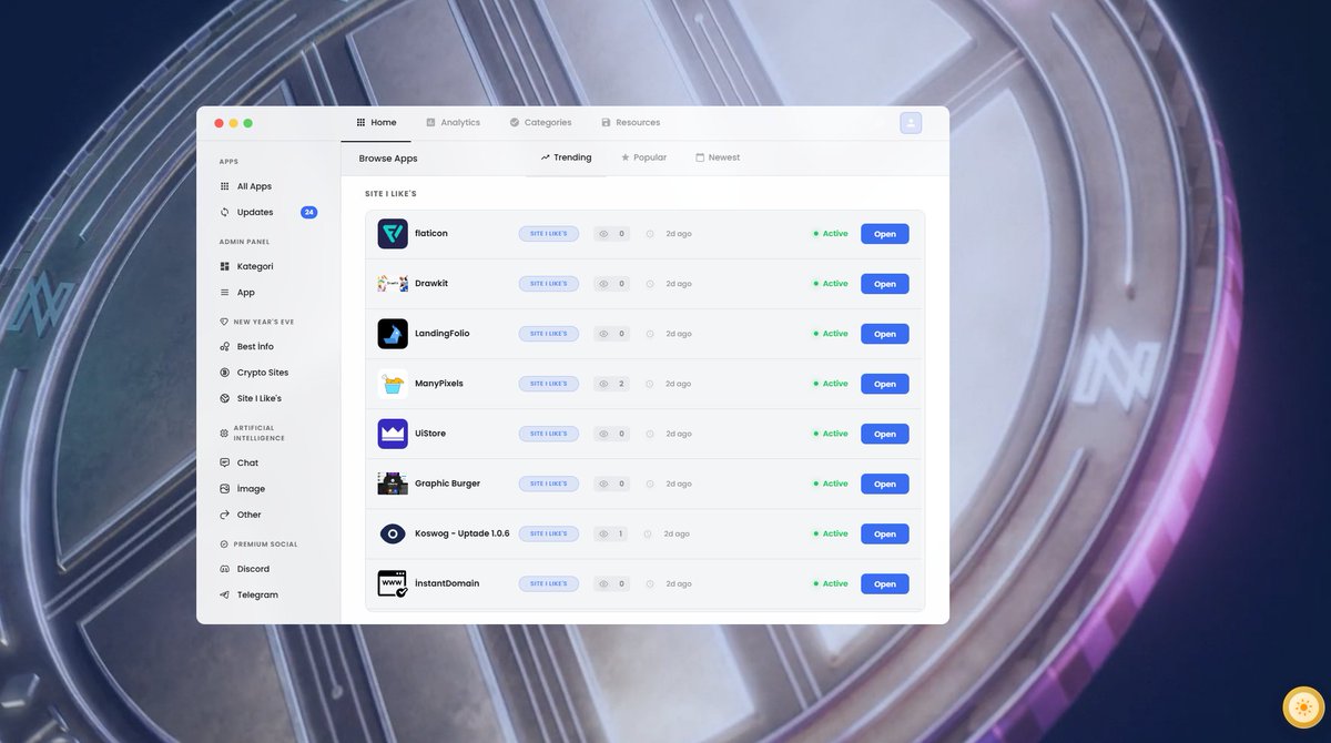 koswog's tweet image. Koswog 1.4.1 is live!  
New color theme options added — light and dark mode to keep your eyes comfortable.  
View tracking is now available too.  

If you know any great sites, drop them in the comments and I’ll add them!  

#Koswog #WebTools #Design #AI #Crypto