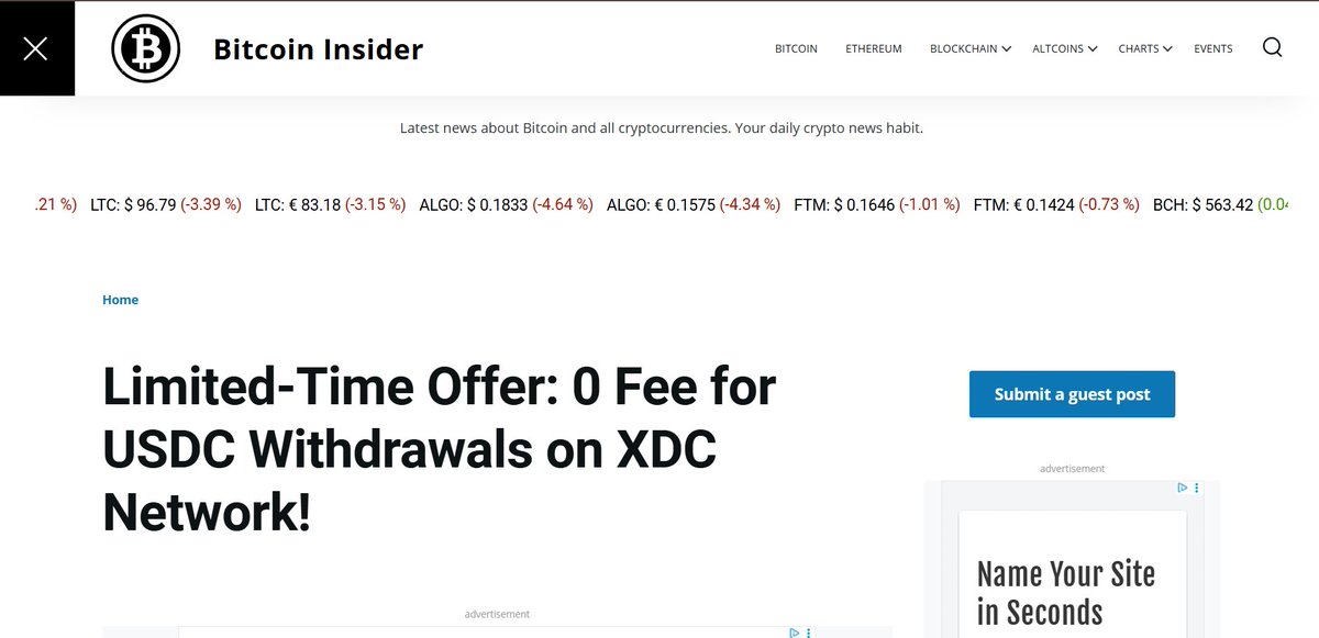 bobjohnsonr123's tweet photo. 🚀 Hot off the press! 📣
0 % fee on @USDC withdrawals via the @XDCNetwork — thanks to @kucoincom limited-time offer! 🔥
Get moving and take advantage while it lasts:
https://t.co/hIgEV7DXCi
#XDCNetwork #USDC #KuCoin #Web3 #CryptoValues @XDCNetwork_News https://t.co/j2PrHoqqtc