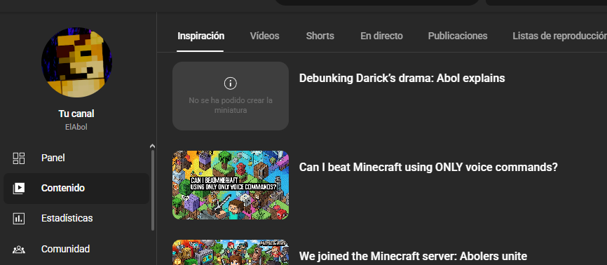 XDDDD Regreso a yt y el tipo de videos que me sugiere hacer q mrd