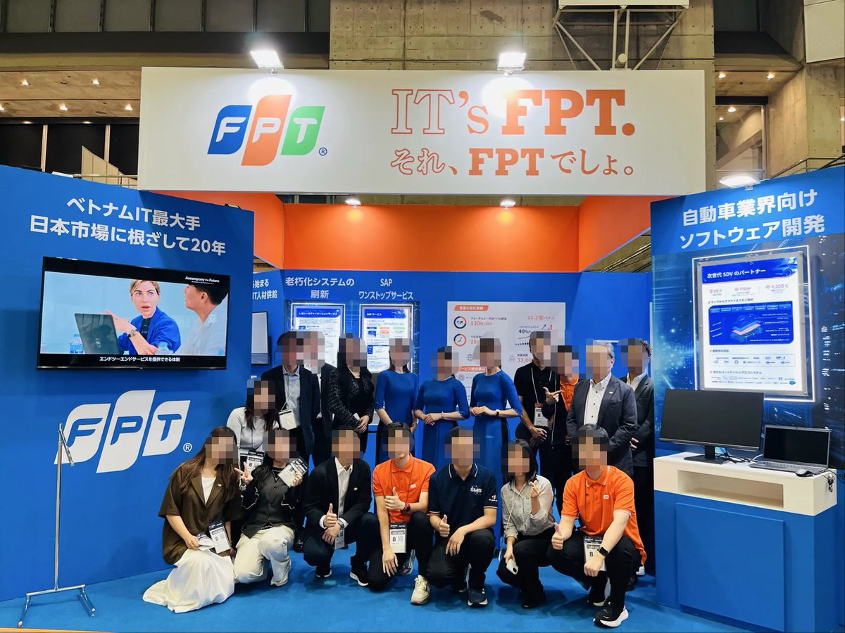 FPTJapan_Career's tweet image. デジタルイノベーション総合展示会 #CEATEC2025 に出展しました🤖

#FPTジャパン ブースでは以下を展示していました▼

#AIエージェント
#SDV（ソフトウェア定義車両）
#LegacyModernization
#SAP #D265 を核とするグローバル #ERP 展開
#業務向けAIアシスタント
