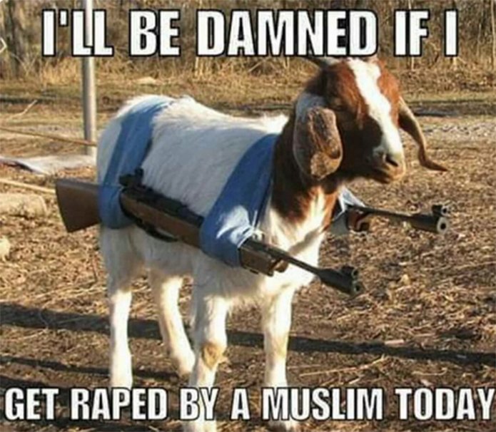 GxnTotingTexan's tweet image. no one cares goat fucker...