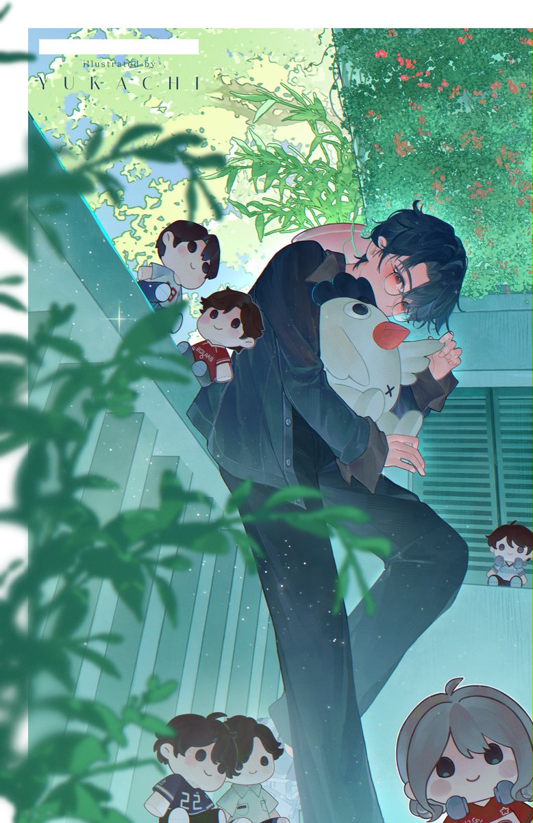 Time straights like a road without an end, sometimes it makes people forget the meaning of the journey.

But if the steps never stop, when reaching the end, the achievement of the initial perseverance will be even more brilliant.

------------
Birthday Artwork for my Brother.